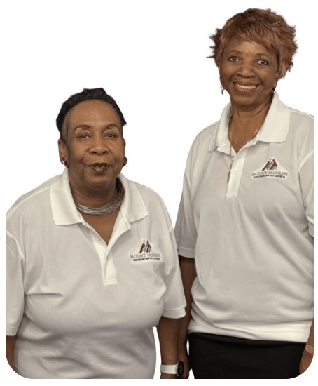 Pandora Simms and Patricia Cromartie